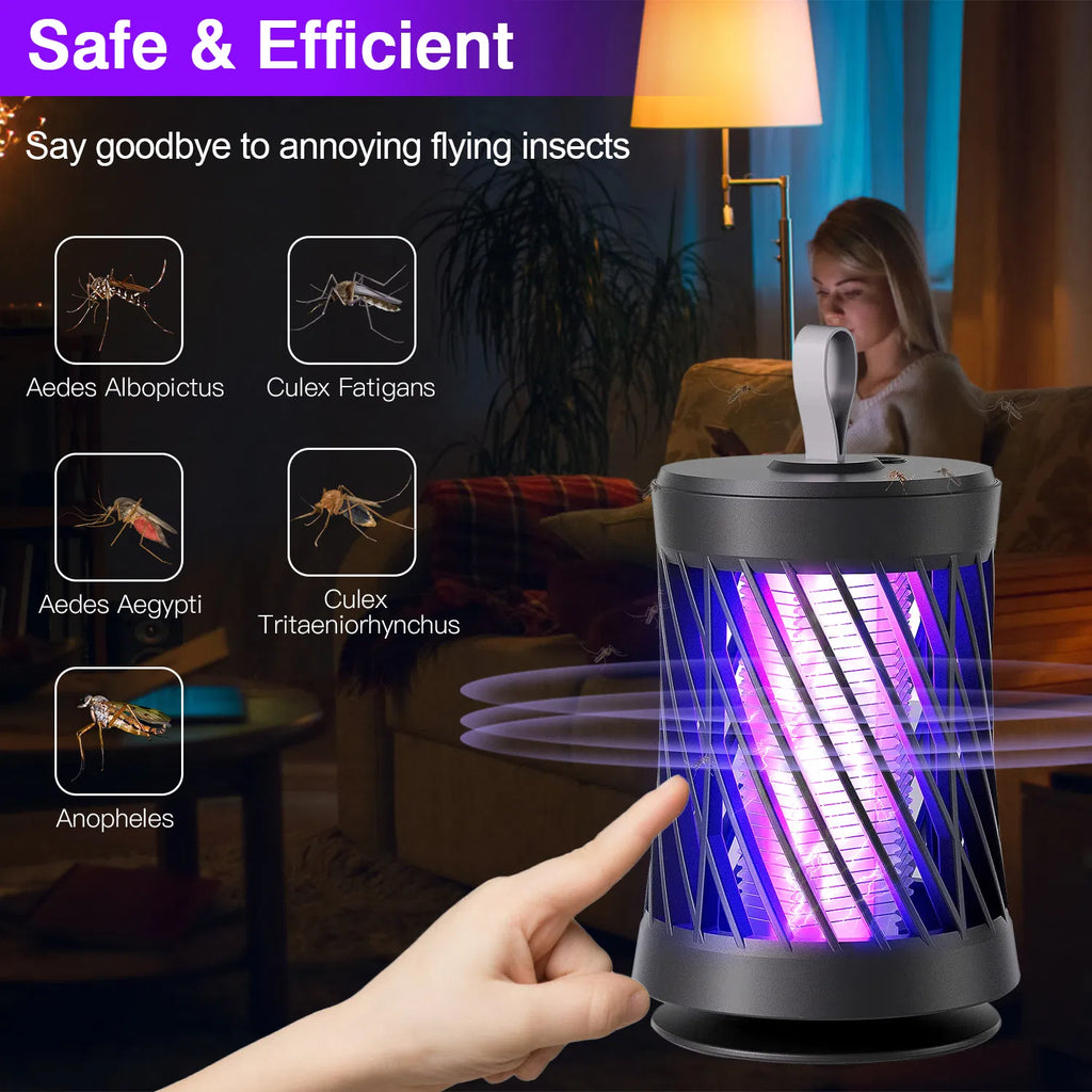 Rechargeable UV Mosquito Killer Lamp & Bug Zapper