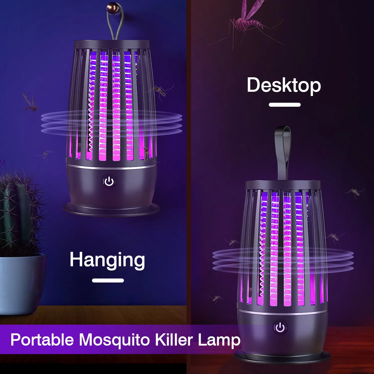 Rechargeable UV Mosquito Zapper & Night Light