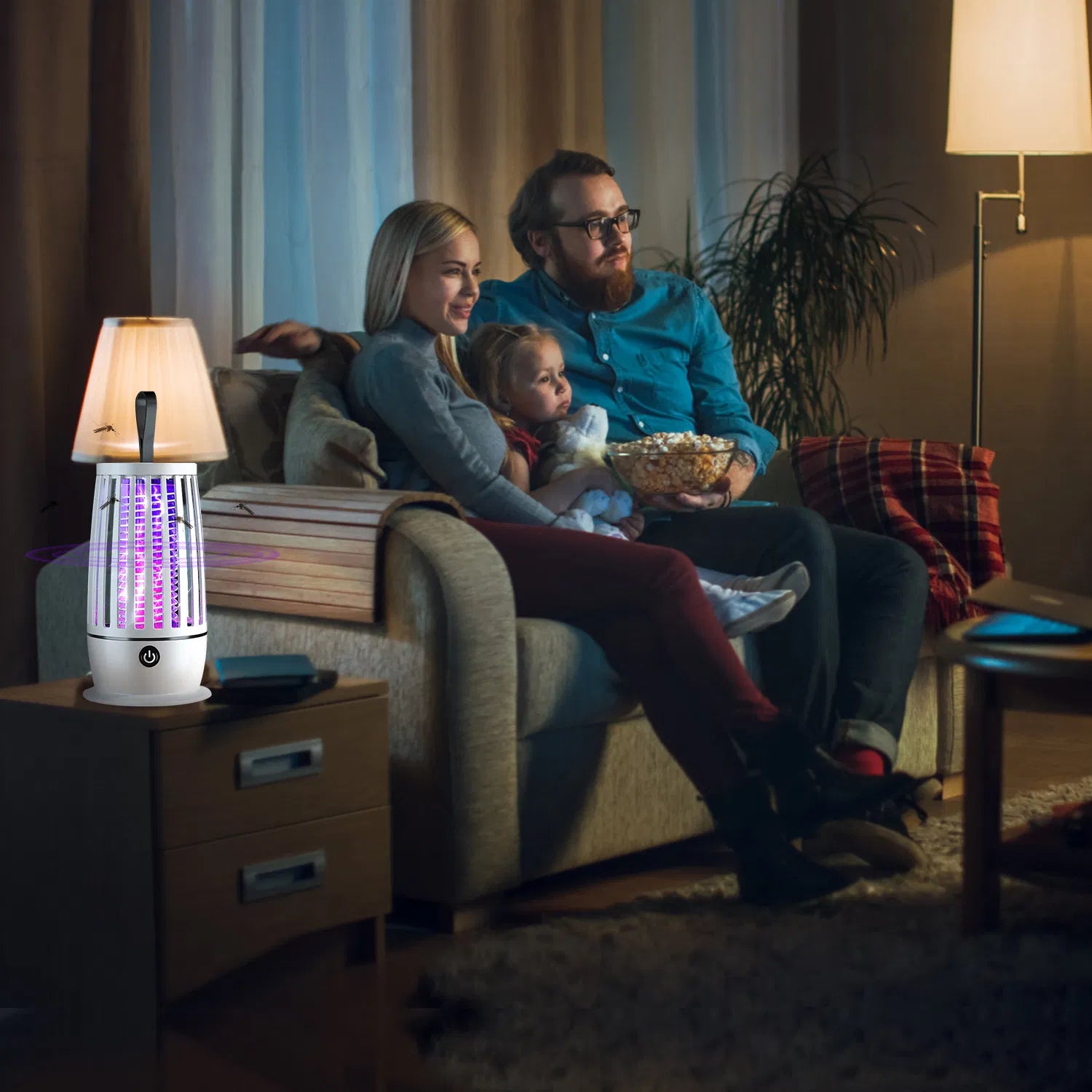 Rechargeable UV Mosquito Zapper & Night Light