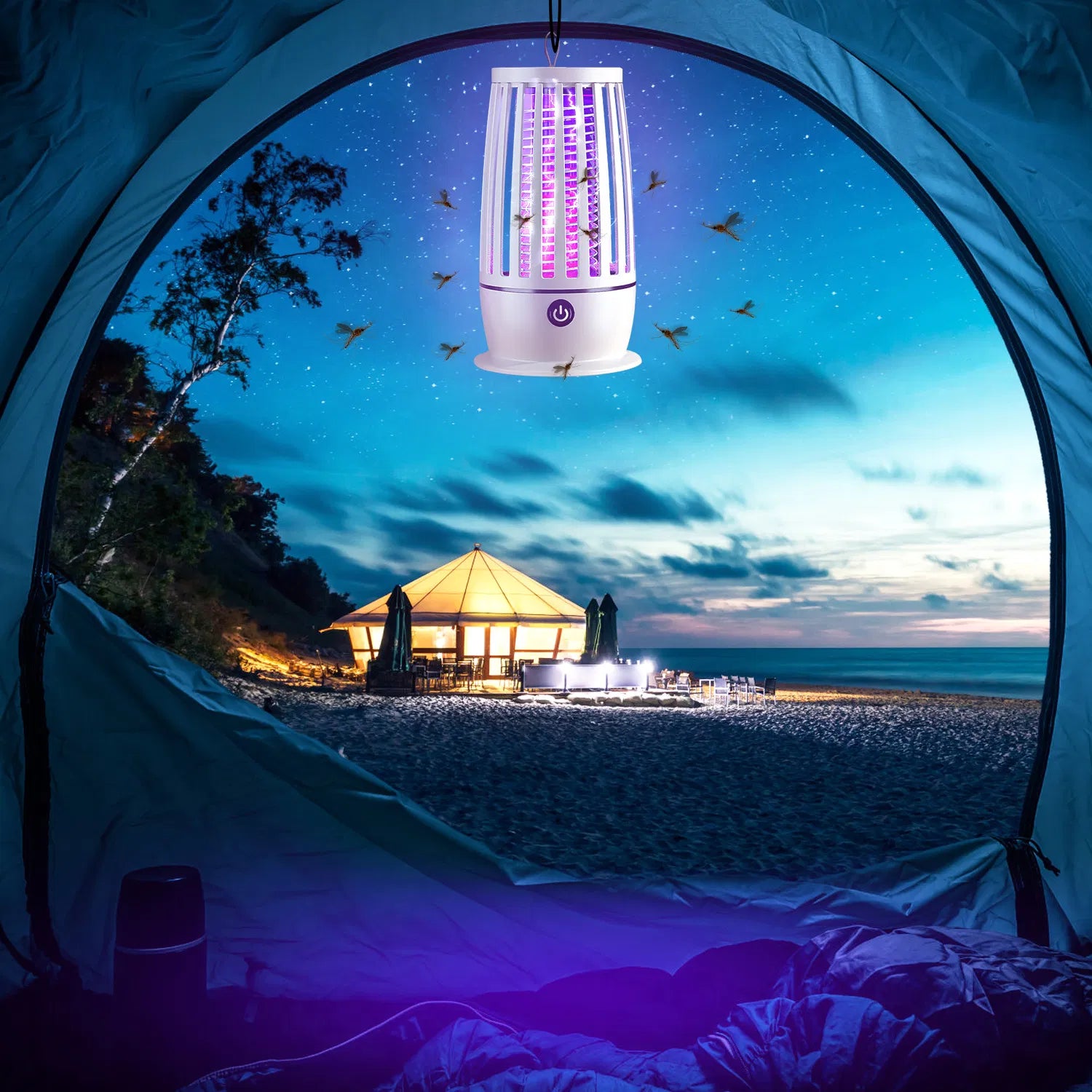 Rechargeable UV Mosquito Zapper & Night Light
