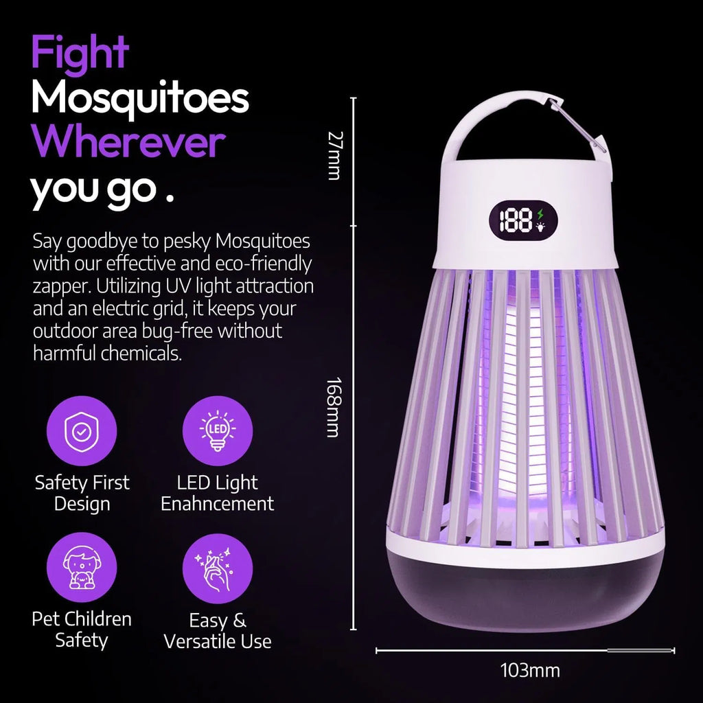 Seamless Outdoors Rechargeable UV Mosquito Zapper & Camping Light