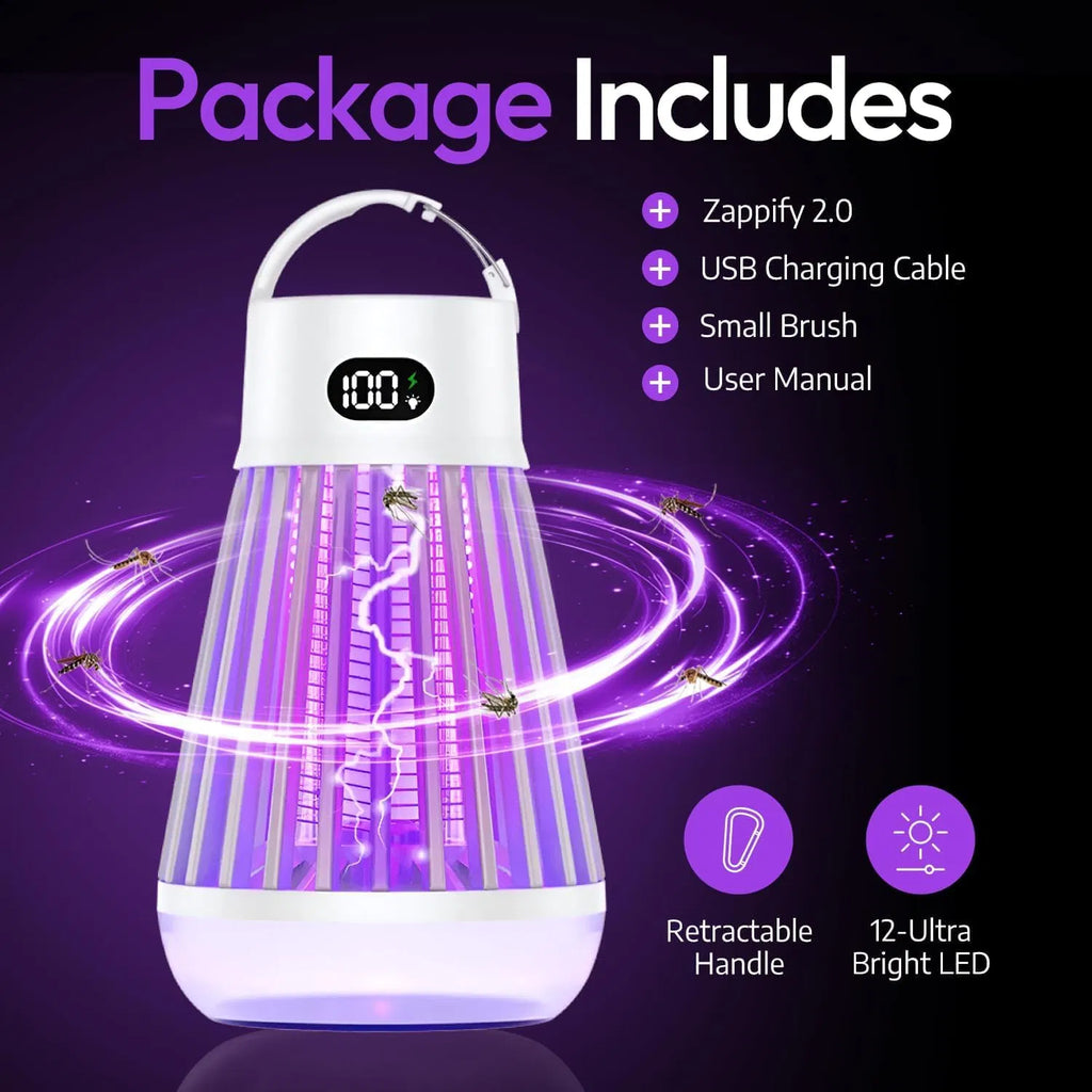 Seamless Outdoors Rechargeable UV Mosquito Zapper & Camping Light