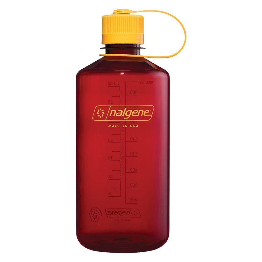 Nalgene 16 & 32 Fl Oz Plastic Narrow Mouth Water Bottle