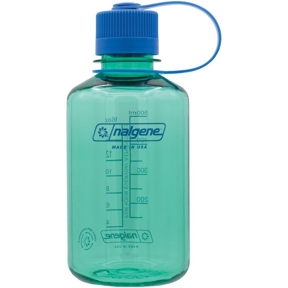 Nalgene 16 & 32 Fl Oz Plastic Narrow Mouth Water Bottle