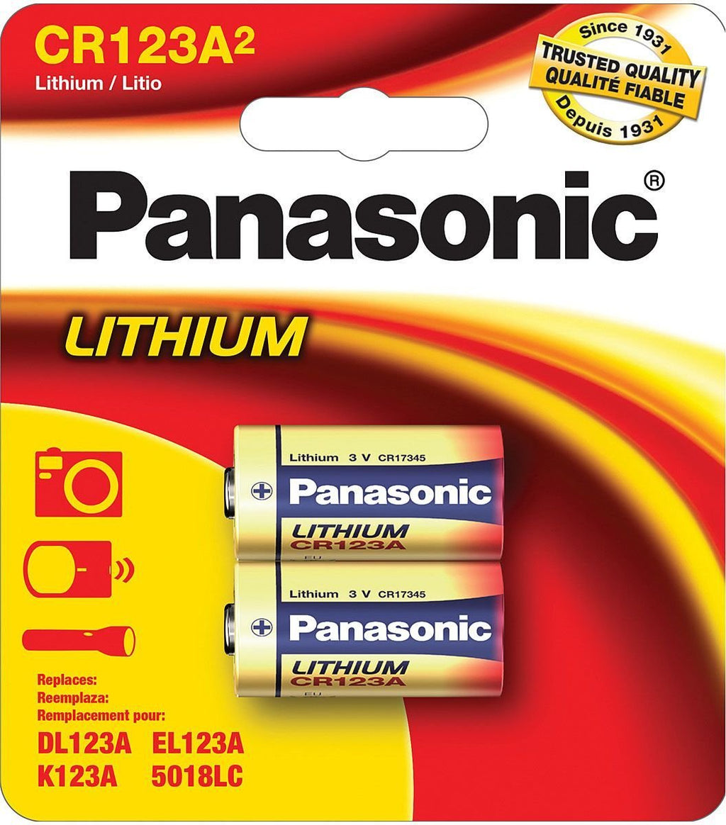 Panasonic CR123 Lithium Batteries – 3V High-Performance Power