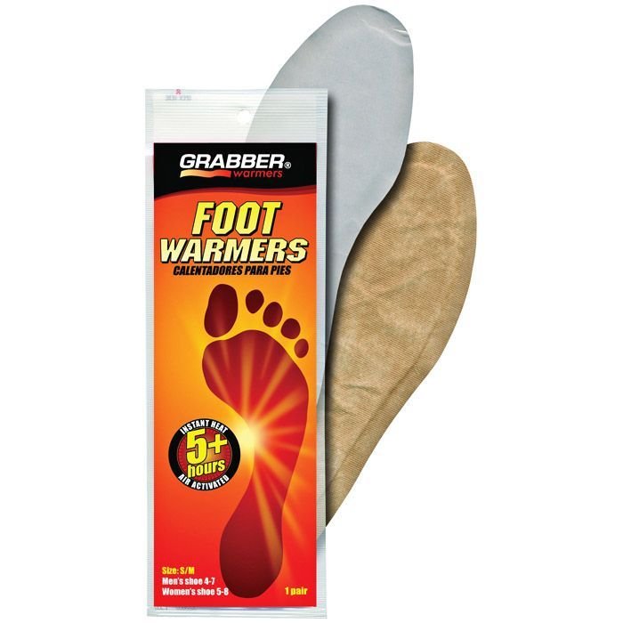 Grabber In-Sole Foot Warmers – Air-Activated Heat for Cold Feet