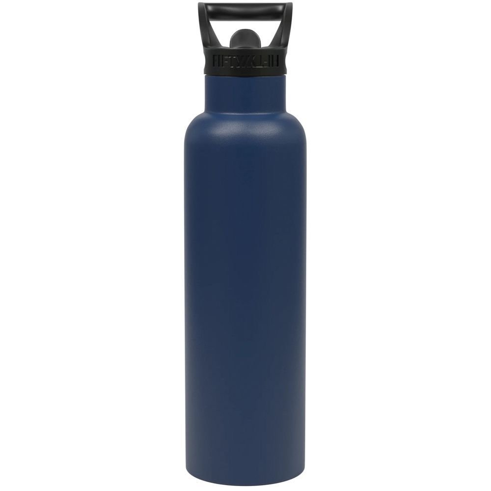 Fifty-Fifty 21 Oz Vacuum Insulation Water Bottle with Straw Cap
