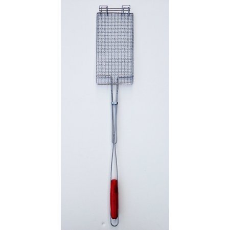 Rome Campfire Toaster – Adjustable Steel Mesh Toasting Rack with Wood Handle