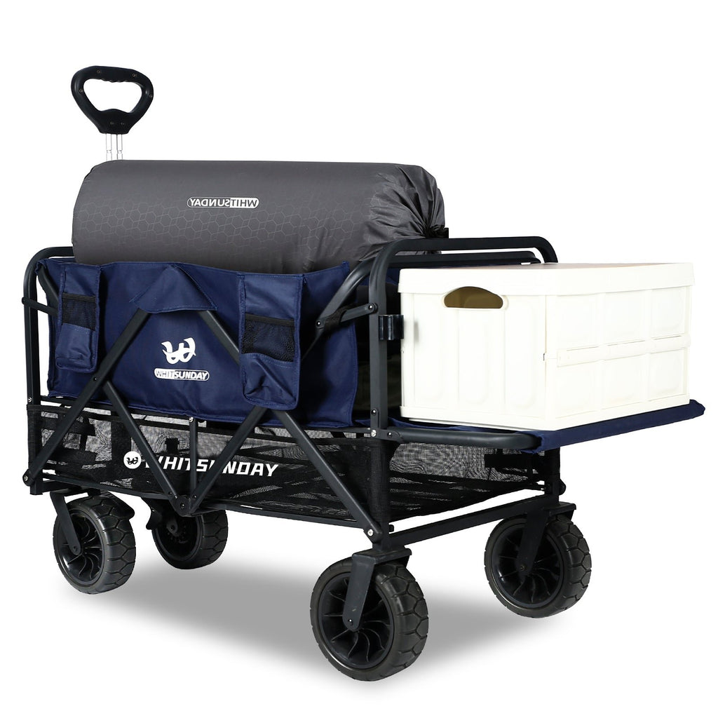 Whitsunday Collapsible Double Decker Wagon with Tailgate & All-Terrain Wheels