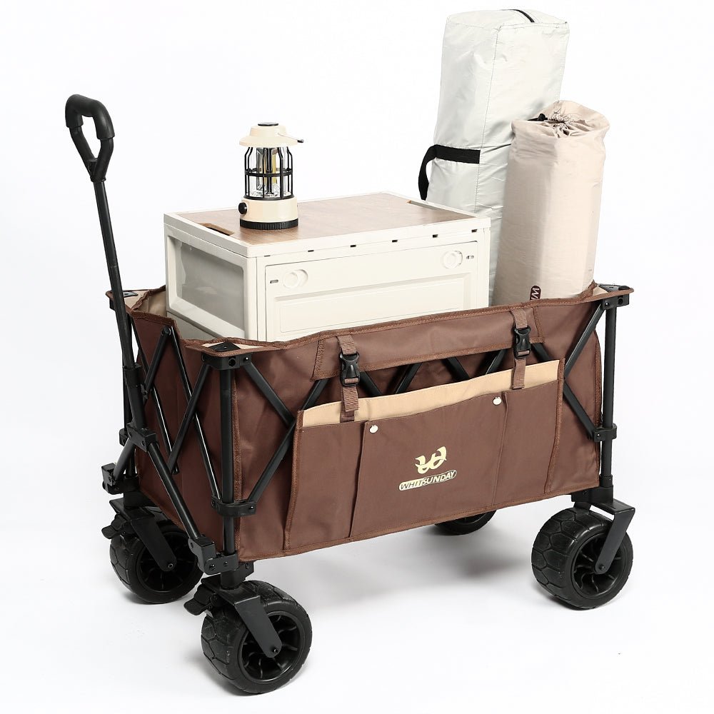 Whitsunday Moko Compact Plus Folding Wagon Cart with Fat Wheels