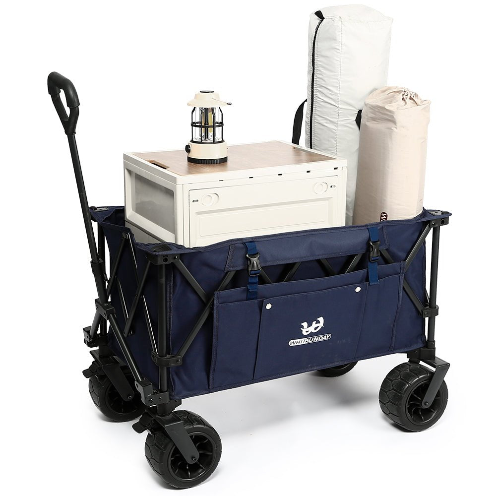 Whitsunday Moko Compact Plus Folding Wagon Cart with Fat Wheels