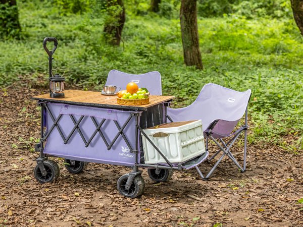 Whitsunday Collapsible Heavy-Duty Wagon with Tailgate, Table & All-Terrain Wheels
