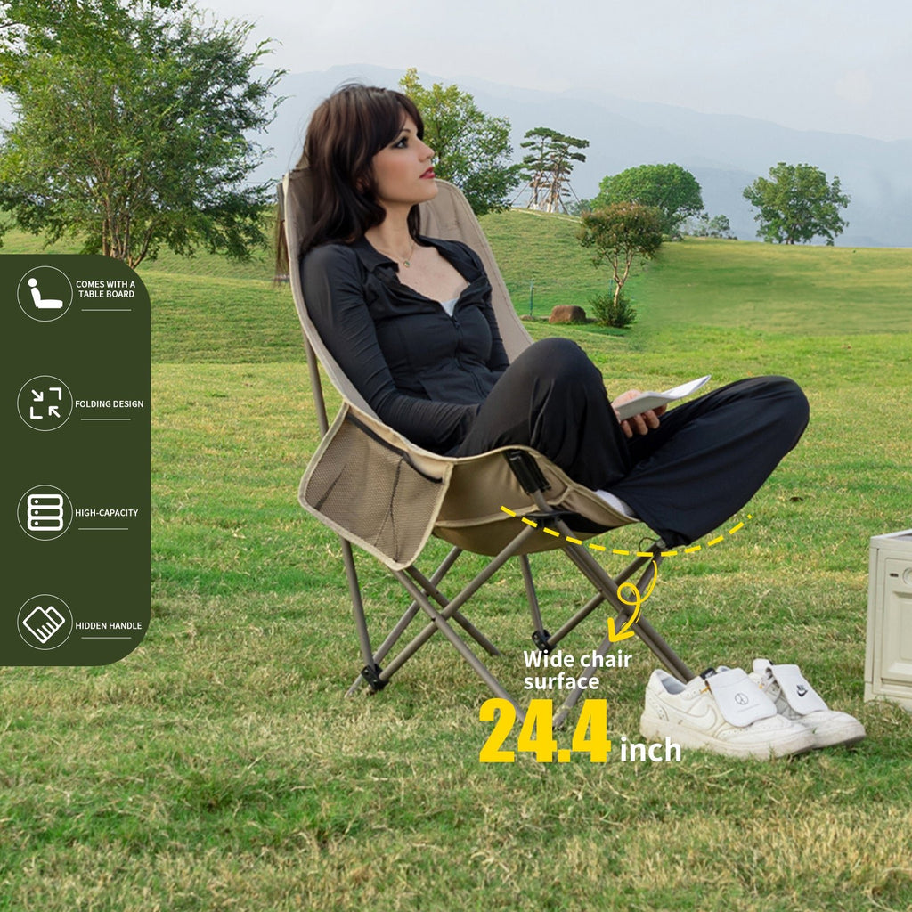Whitsunday Compact Backpacking Outdoor Chair – High-Back Moon Camping Chair