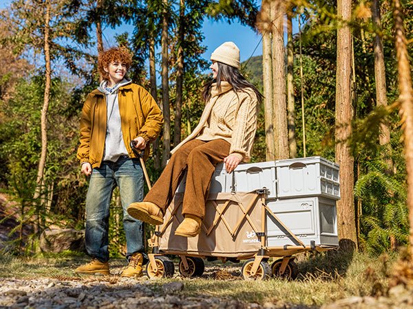 Whitsunday Collapsible Heavy-Duty Wagon with Tailgate, Table & All-Terrain Wheels