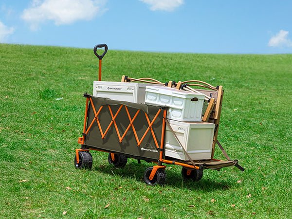 Whitsunday Collapsible Heavy-Duty Wagon with Tailgate, Table & All-Terrain Wheels