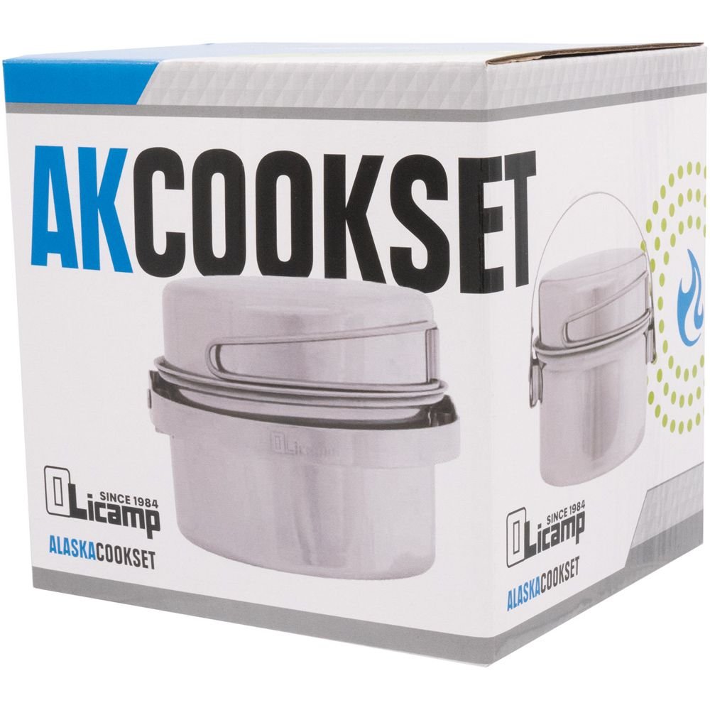 Olicamp AK Cookset Stainless Kettles | 1 & 3 Qt Set