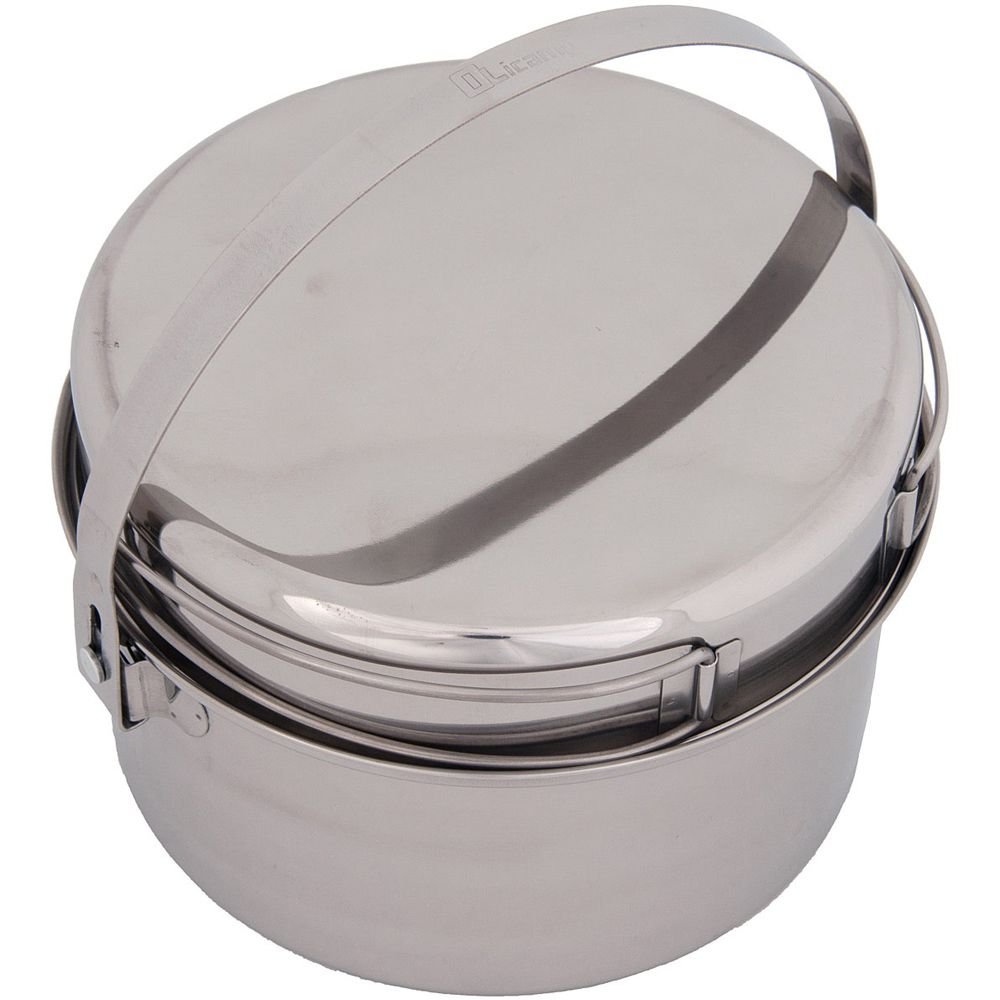 Olicamp AK Cookset Stainless Kettles | 1 & 3 Qt Set