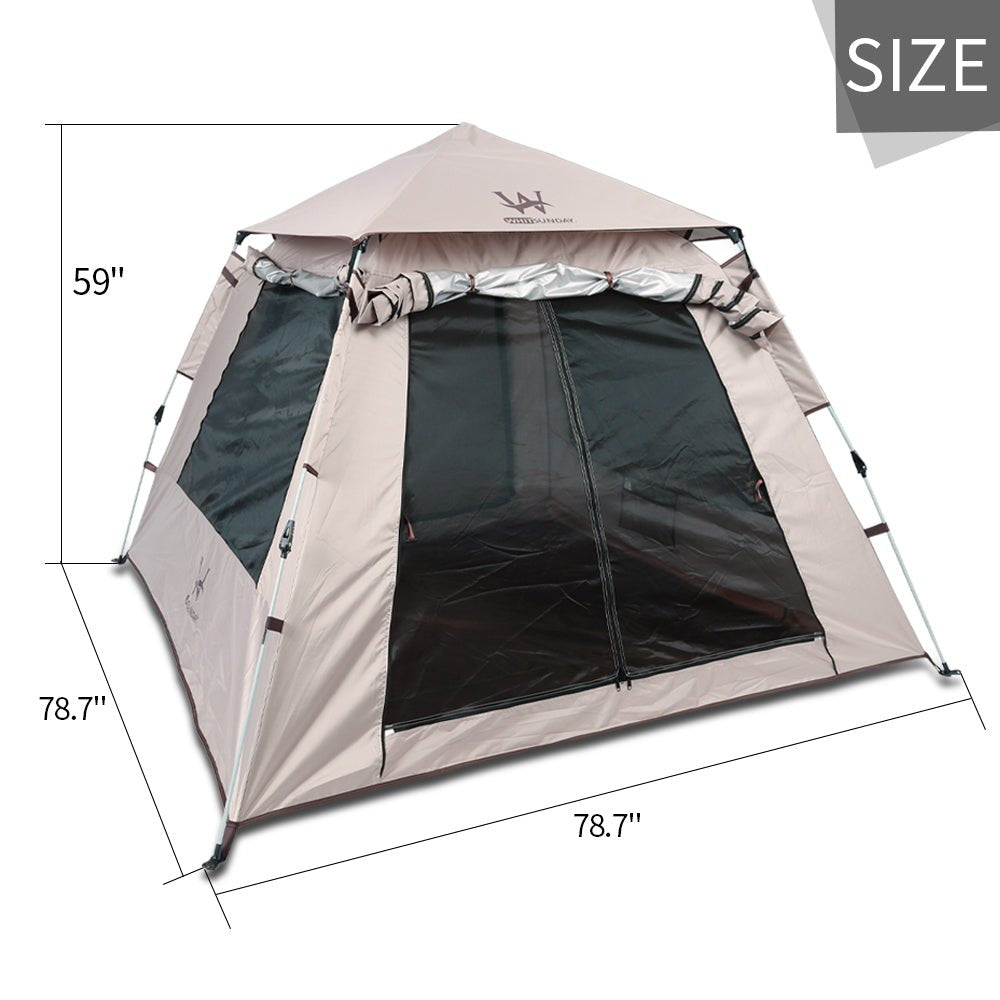 Whitsunday Outdoor Cabin Tent – Instant Setup Waterproof Dome Camping Tent (1–2 Person)