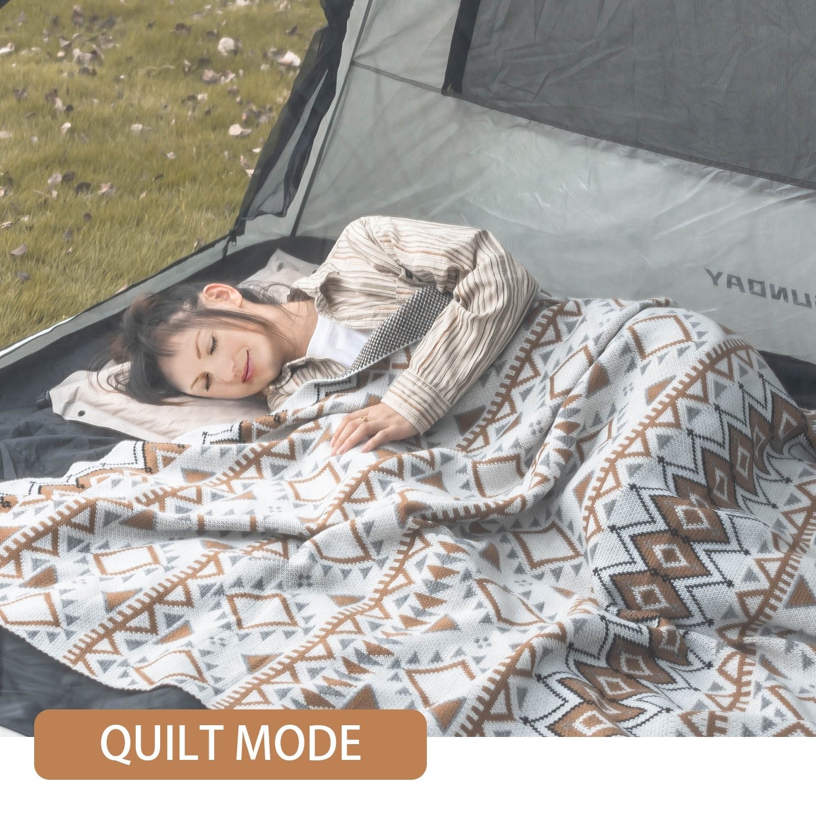 Whitsunday Weave Throw Outdoor Blanket