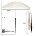 Whitsunday Sunshade SPF 50+ Adjustable Umbrella for Wagon