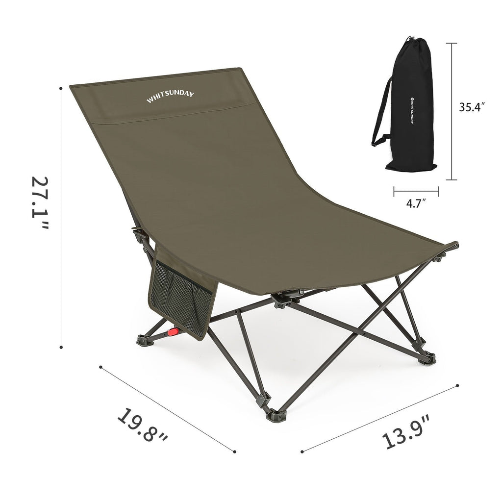Whitsunday 3-Level Adjustable Camping Lounge Chair