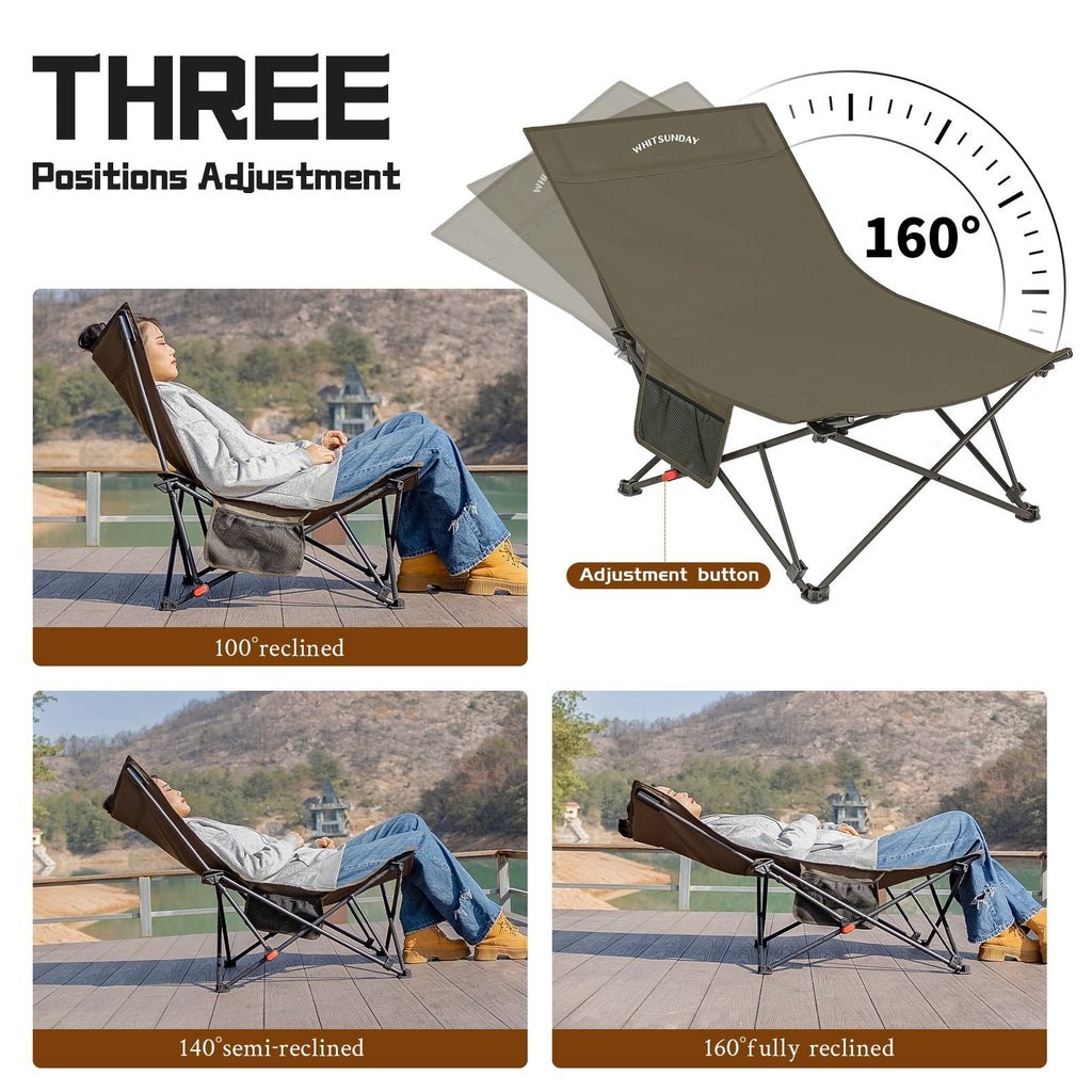 Whitsunday 3-Level Adjustable Camping Lounge Chair