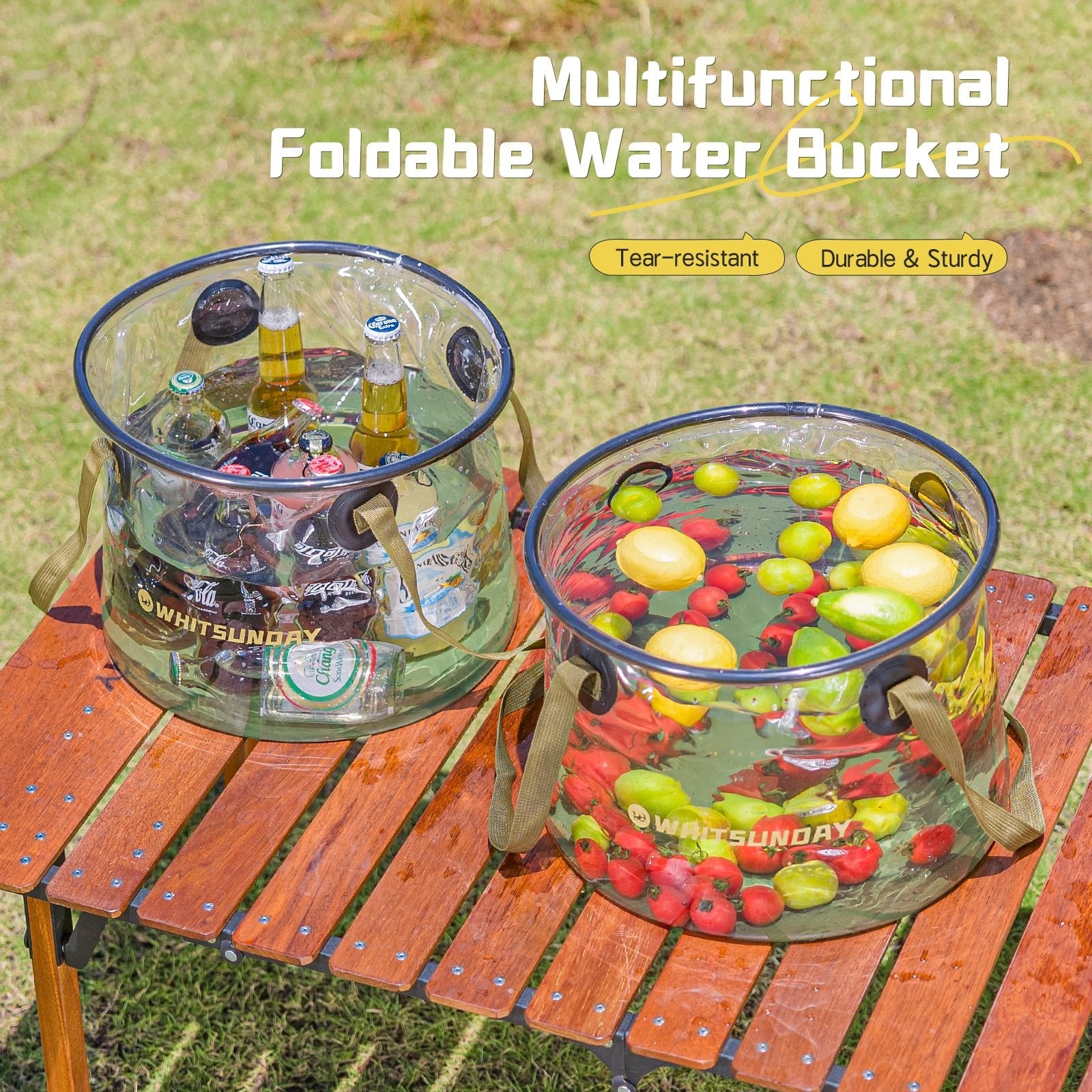 Whitsunday Outdoor Collapsible Bucket – Multi-Purpose Fold Bucket