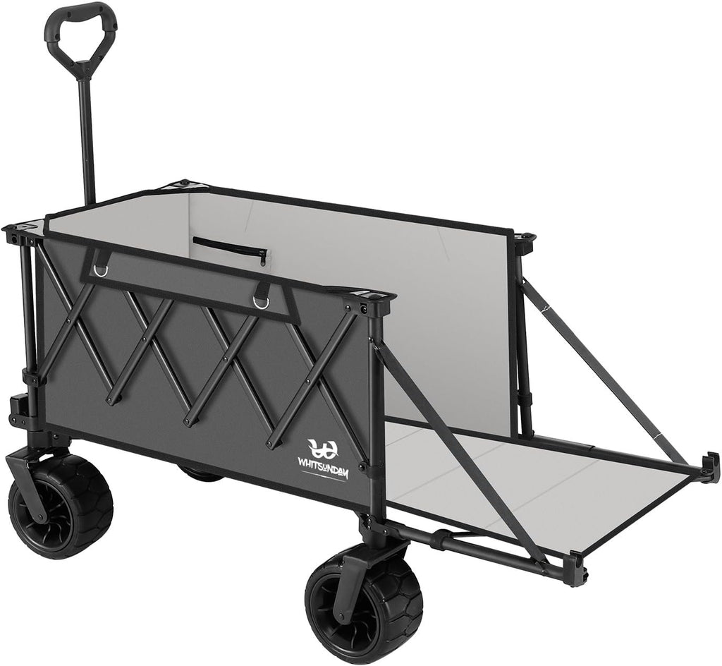 Whitsunday Moko Collapsible Wagon with Tailgate & All-Terrain Wheels