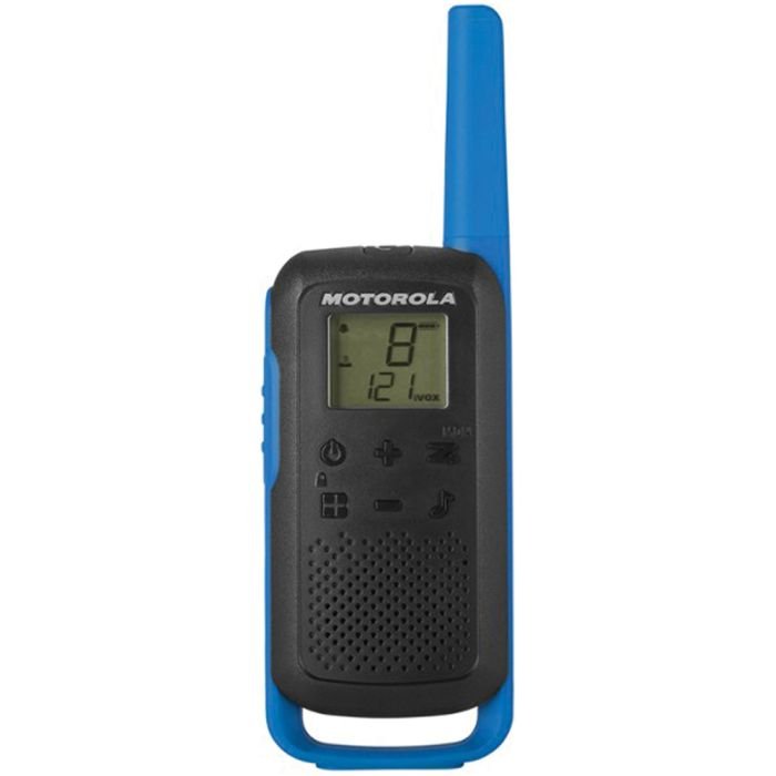 Talkabout T270 Rechargeable 2-Way Radio in Black with Blue