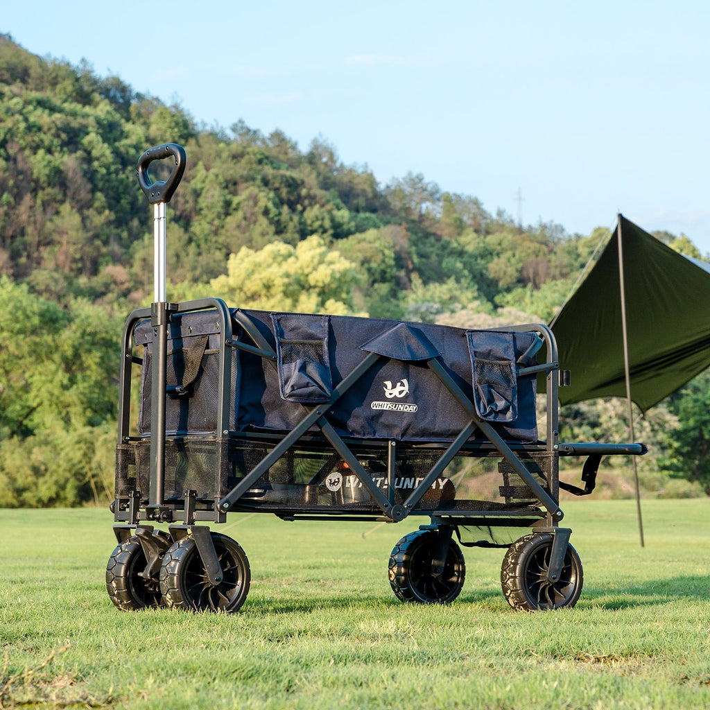 Whitsunday Collapsible Double Decker Wagon with Tailgate & All-Terrain Wheels
