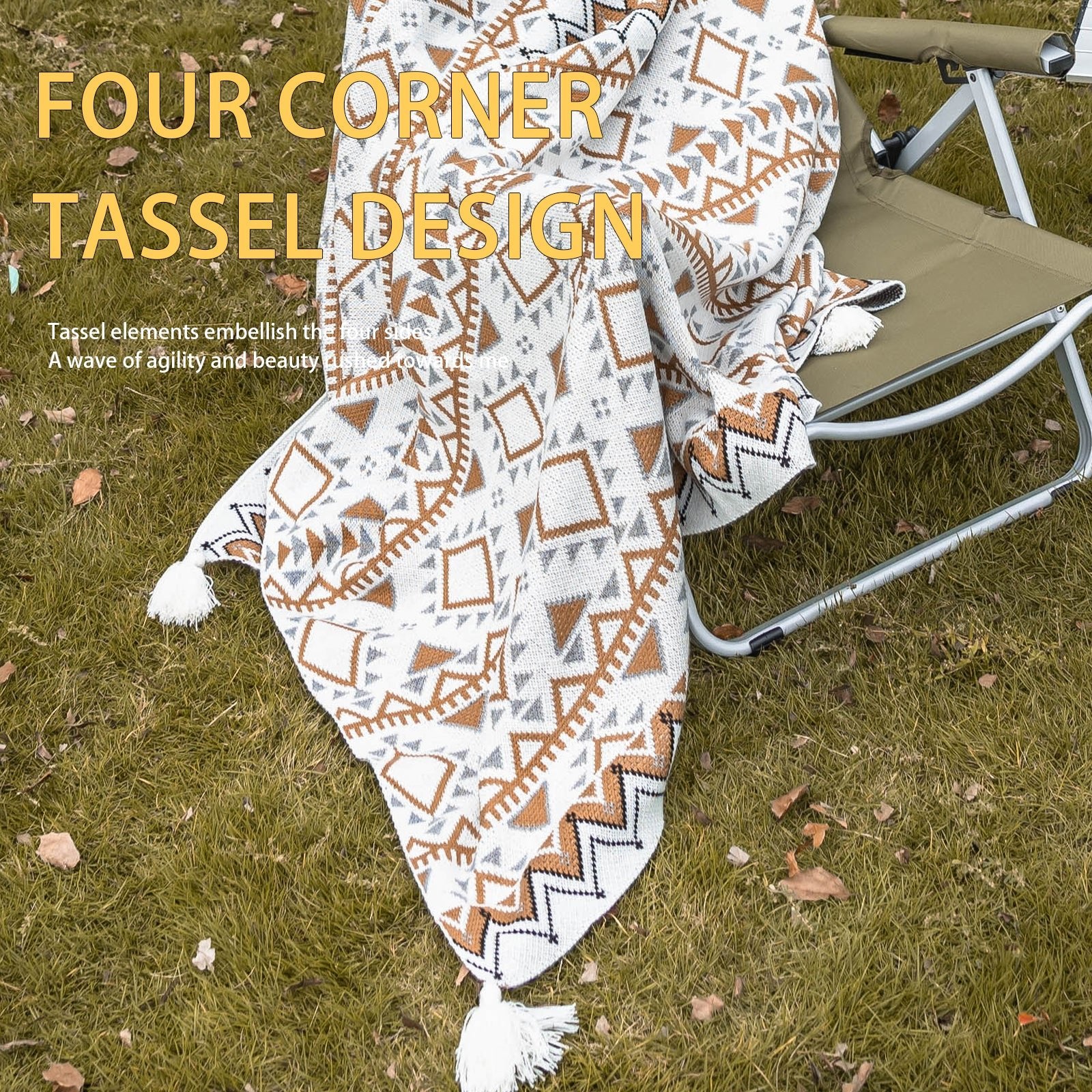 Whitsunday Weave Throw Outdoor Blanket