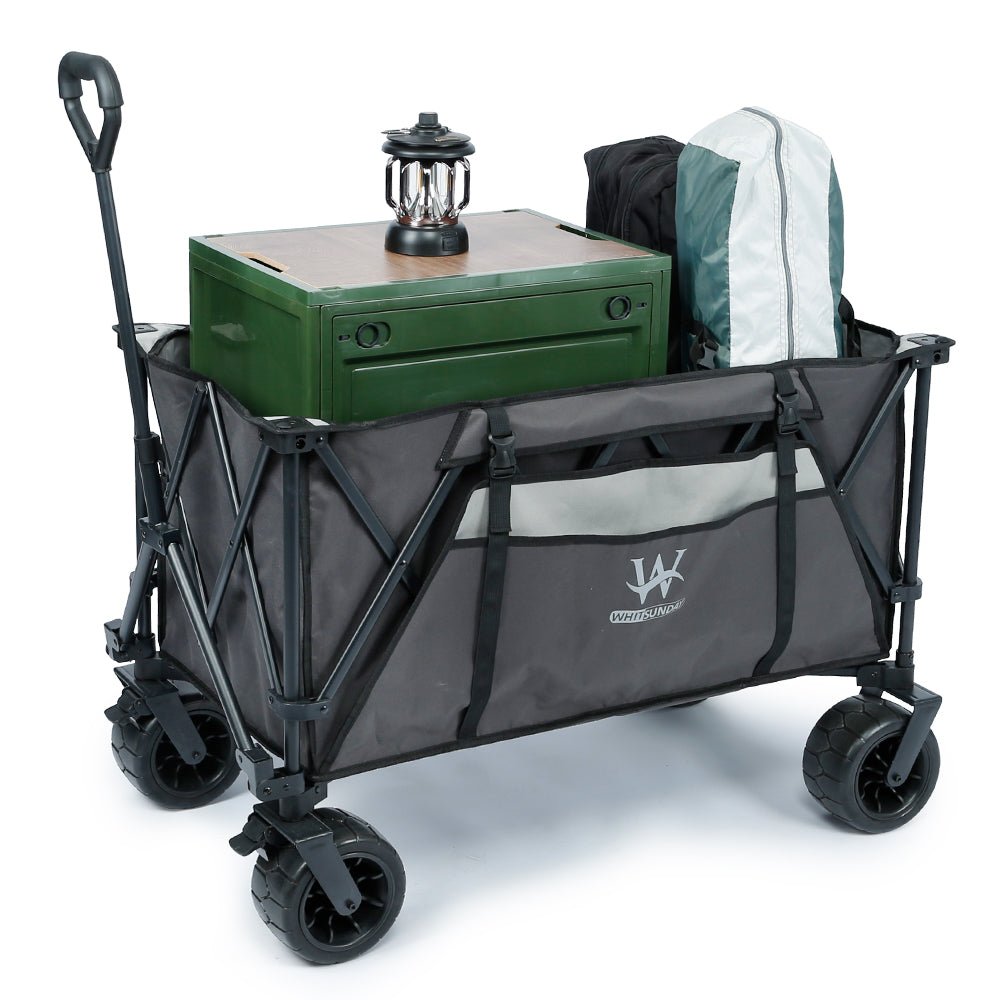 Whitsunday Moko Large Folding Wagon Cart with Table Plate