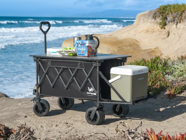 Whitsunday Collapsible Heavy-Duty Wagon with Tailgate, Table & All-Terrain Wheels