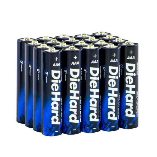 DieHard 41-1124 AAA Alkaline Batteries – High Performance Long-Lasting Power (Available in 16 Pack & 20 Pack)