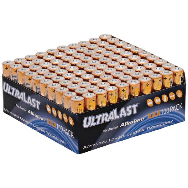 Ultralast ULA2AAA AAA Alkaline Batteries – 1.5V Long-Lasting Power (Available in 2 Pack, 4 Pack & 100 Pack)