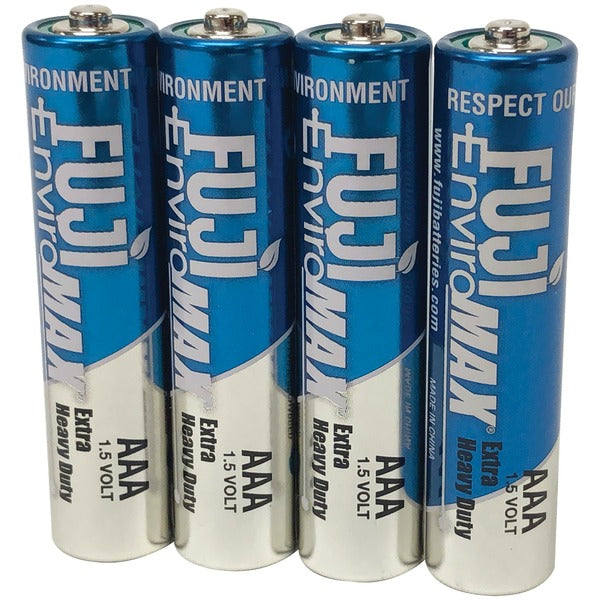 FUJI ENVIROMAX 3400BP EnviroMax AAA Extra Heavy-Duty Carbon Zinc Batteries – 1.5V (Available in 4 Pack & 20 Pack)