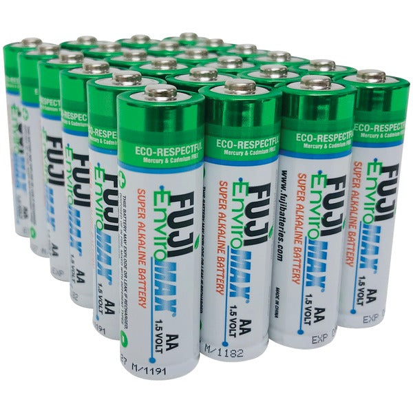 FUJI ENVIROMAX 4300BP EnviroMax AA Super Alkaline Batteries – 1.5V (Available in 2 Pack, 4 Pack, 24 Pack & 48 Pack)
