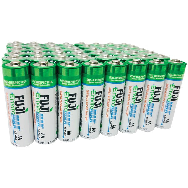 FUJI ENVIROMAX 4300BP EnviroMax AA Super Alkaline Batteries – 1.5V (Available in 2 Pack, 4 Pack, 24 Pack & 48 Pack)