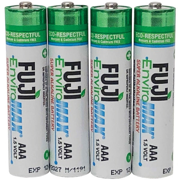 FUJI ENVIROMAX 4400BP EnviroMax AAA Super Alkaline Batteries – 1.5V (Available in 2 Pack, 4 Pack, 24 Pack & 48 Pack)