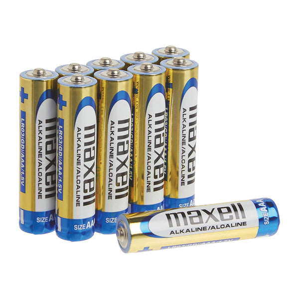 Maxell 723472 AAA Alkaline Batteries – Long-Lasting Everyday Power (Available in 4 Pack, 10 Pack, 16 Pack & 36 Pack)