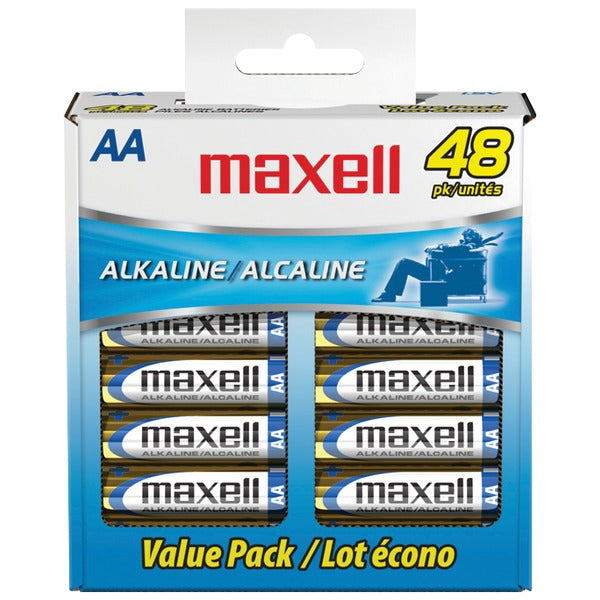 Maxell 723410 LR6/10BP AA Alkaline Batteries – Long-Lasting Everyday Power (Available in 4 Pack, 10 Pack, 16 Pack & 48 Pack)