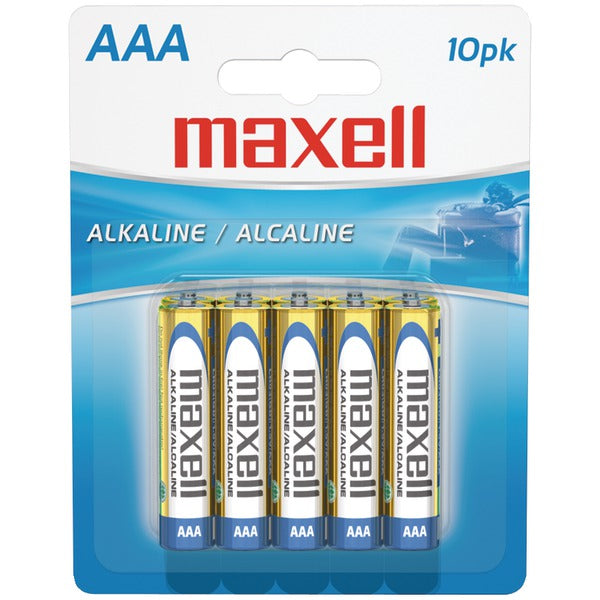 Maxell 723472 AAA Alkaline Batteries – Long-Lasting Everyday Power (Available in 4 Pack, 10 Pack, 16 Pack & 36 Pack)