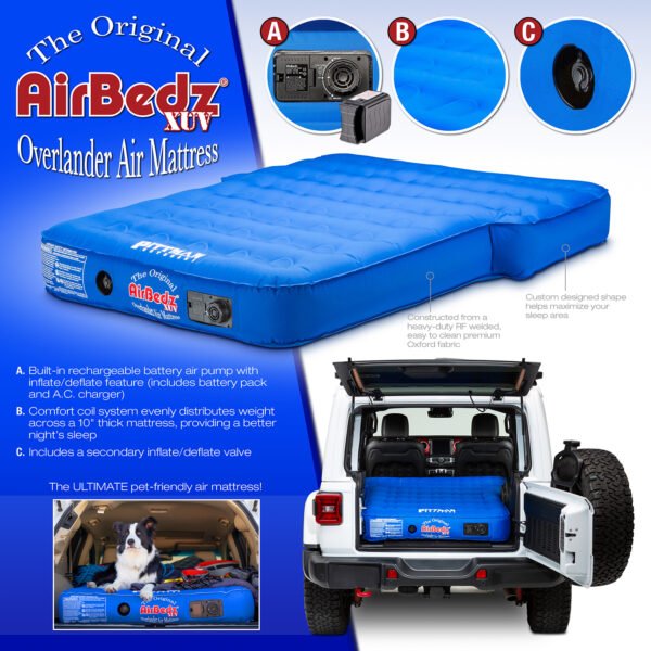 AirBedz XUV® Rear Seats Down Air Mattress for Jeep, SUV & Crossover Vehicles