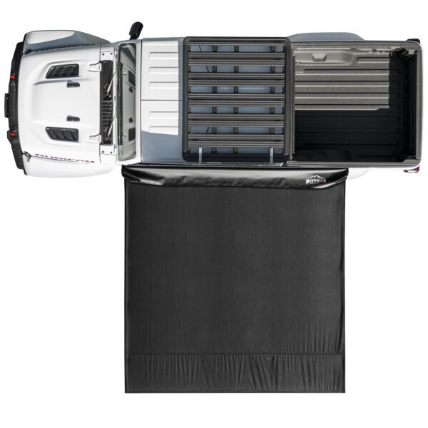 Pittman 180° Gas-Strut Power-Assisted Vehicle Side Awning – Universal Fit (Two Size Options)