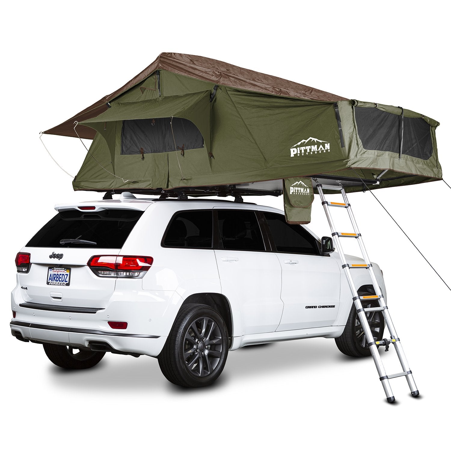 TNT MAX 1.9 Softshell Side-Opening Roof Top Tent with Covered Ladder Access