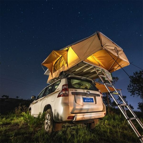 TNT MAX 1.9 Softshell Side-Opening Roof Top Tent with Covered Ladder Access