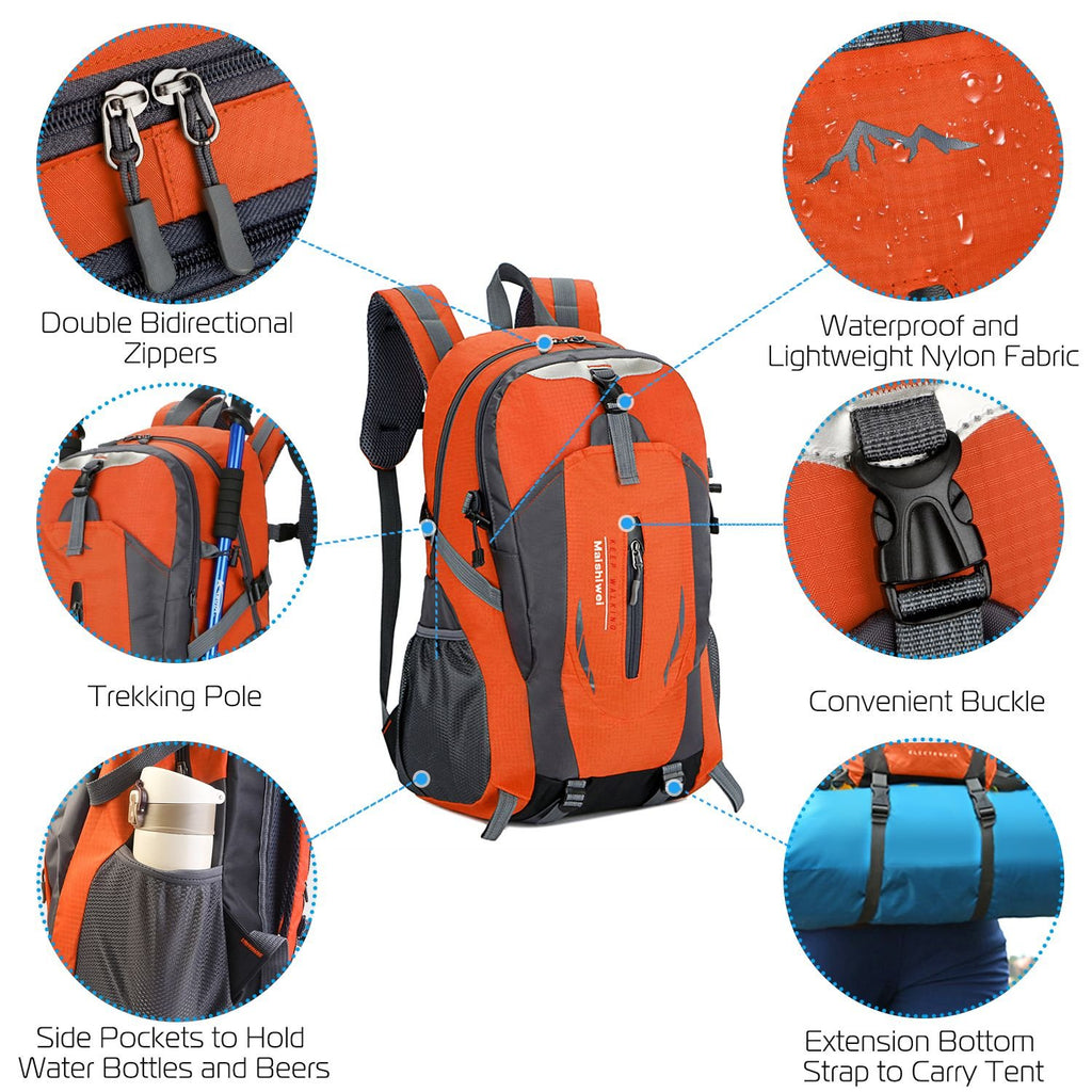 36L Waterproof Outdoor Travel Backpack