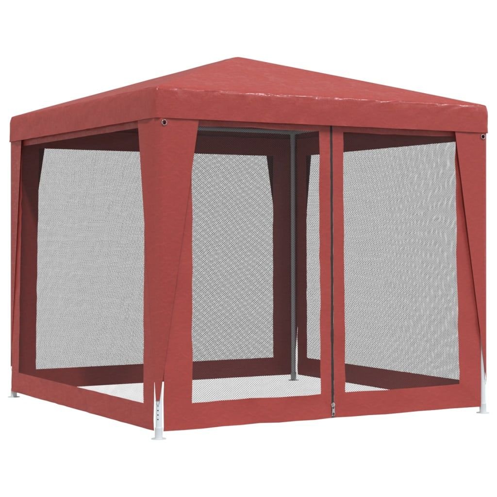 Party Tent with 4 Mesh Sidewalls
