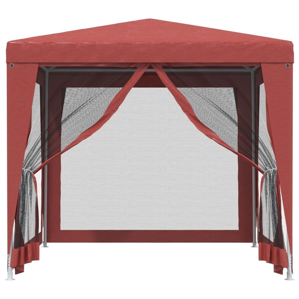 Party Tent with 4 Mesh Sidewalls