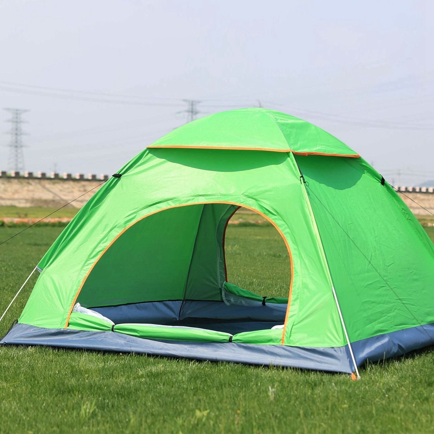 4 Persons Camping Waterproof Pop Up Tent